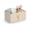 Zeller Hirsch Aufbewahrungsbox Natur 35 x 25 x 18 cm 15222