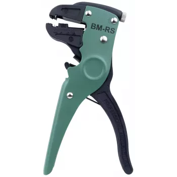 BRÜDER MANNESMANN Automatische Abisolierzange mit Schneidefunktion, selbstjustierend, Grün/Schwarz, 0,2-6,0 mm², M10980