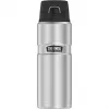 THERMOS Stainless King vakuumisolierte Flasche 700 ml Schwarz 4010233070