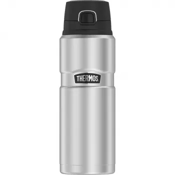 THERMOS Stainless King vakuumisolierte Flasche 700 ml Schwarz 4010233070