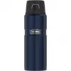 THERMOS Stainless King vakuumisolierte Flasche 700 ml Schwarz 4010233070