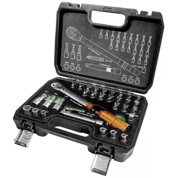 Brüder Mannesmann M18315 Drehmomentschlüssel-Set 1/4 inch Antrieb 5-25 Nm