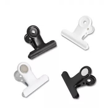 Zeller Magnetische Clips Schwarz Metall 4,0 x 1 Set (11264)