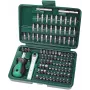 BRÜDER MANNESMANN 99-teiliges Sicherheits-Bit-Set, 95 Chrom-Vanadium-Bits, 1/4 Zoll Sechskant, Magnetischer Halter, Organizer-Etui 29899
