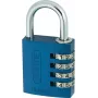 ABUS 488078 Massives Messingschloss mit gehärtetem Stahlbügel, 45 mm Gehäuse, verschiedenschließend, 2 Schlüssel ABVS48807