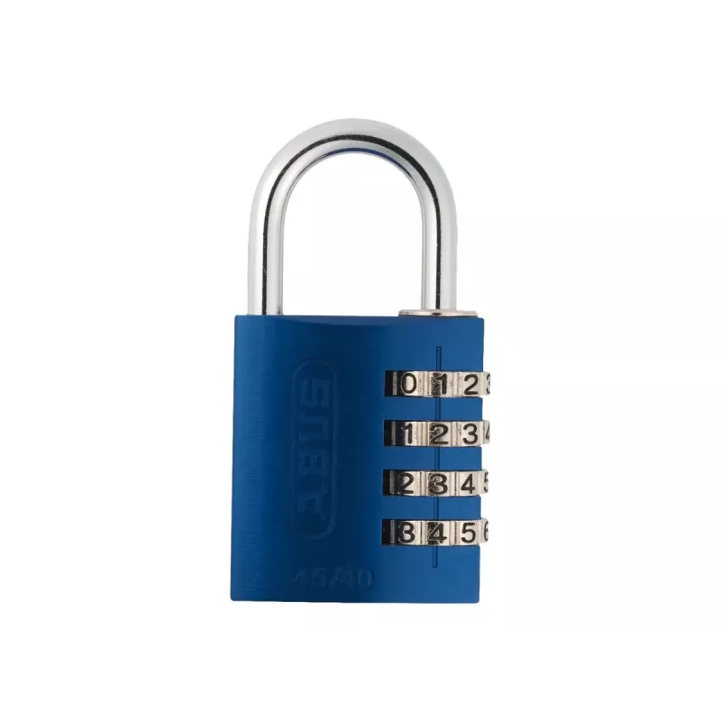 ABUS 488078 Massives Messingschloss mit gehärtetem Stahlbügel, 45 mm Gehäuse, verschiedenschließend, 2 Schlüssel ABVS48807