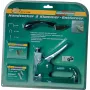 BRÜDER MANNESMANN Handtacker-Set, Stahl, mit Heftklammerentferner und 200 Heftklammern (48440)