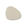 Zeller 27057 Glasuntersetzer-Set, 6-tlg., Kunstleder, 12 x 10 cm, beige