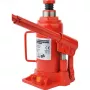 BRÜDER MANNESMANN Hydraulik-Wagenheber 10 t mit Überlastventil, Rot (M00710)
