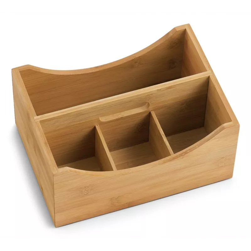Zeller Aufbewahrungsbox Natur 25 x 18 x 12 cm Bambus 13336