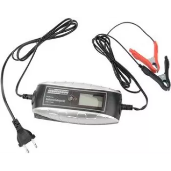 Brüder Mannesmann M12715 6V/12V 0,8A Automatisches Batterieladegerät für Blei-Säure-Batterien