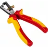 BRÜDER MANNESMANN VDE Abisolierzange 160 mm, 1000V isoliert, Chrom-Vanadium, Rot/Gelb 10608