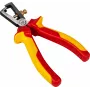 BRÜDER MANNESMANN VDE Abisolierzange 160 mm, 1000V isoliert, Chrom-Vanadium, Rot/Gelb 10608