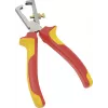 BRÜDER MANNESMANN VDE Abisolierzange 160 mm, 1000V isoliert, Chrom-Vanadium, Rot/Gelb 10608