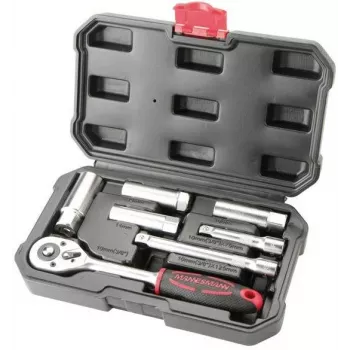 Brüder Mannesmann 7-teiliger 3/8 inch Zündkerzen-Steckschlüsselsatz M00174
