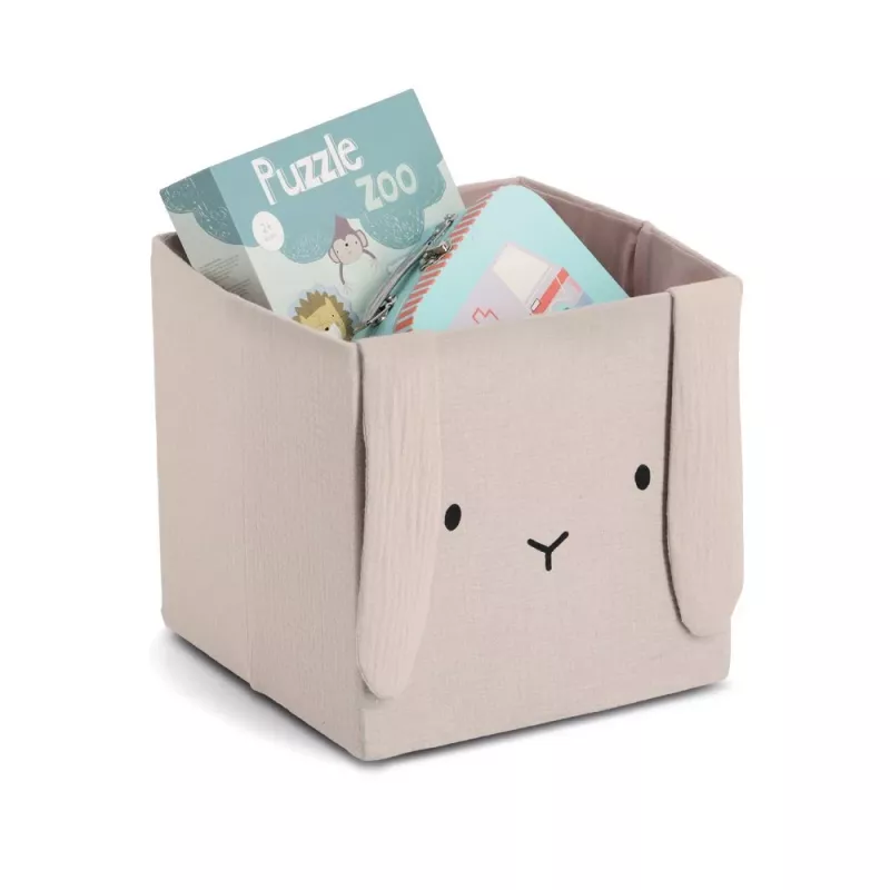Zeller Rabbit Aufbewahrungsbox Beige 28 x 28 x 28 cm (14492)
