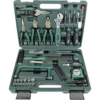 Brüder Mannesmann M29074 74-teiliges Heimwerker-Handwerkzeug-Set im Koffer