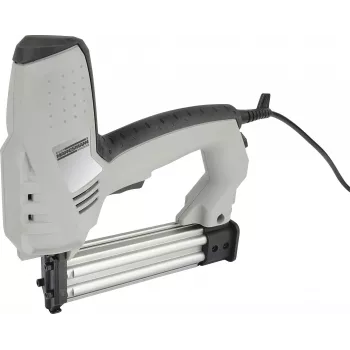 Brüder Mannesmann M12420 Elektrotacker 750 W mit Klammern und Nägeln