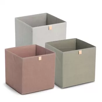 Zeller Aufbewahrungsbox Grau 32 x 32 x 32 cm (14539)