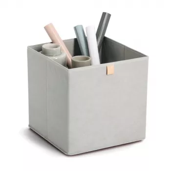 Zeller Aufbewahrungsbox Grau 32 x 32 x 32 cm (14539)