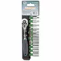 Brüder Mannesmann M29114 14-teiliger Steckschlüsselsatz mit 1/4 inch Antrieb, Chrom-Vanadium, 4-13 mm