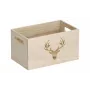 Zeller Hirsch Aufbewahrungsbox Natur 25 x 15 x 14 cm (15220)