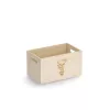 Zeller Hirsch Aufbewahrungsbox Natur 25 x 15 x 14 cm (15220)