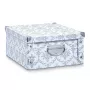 Zeller 17973 Aufbewahrungsbox Vintage, 40 x 33 x 17 cm, Pappe, weiß