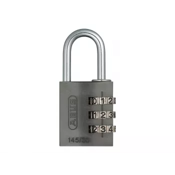 ABUS 466229 Massives Messing-Vorhangschloss mit gehärtetem Stahlbügel, 30 mm, gleichschließend? Nein, ungleichschließend, 2 Schlüssel
