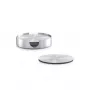 Zeller Present Edelstahl Untersetzer-Set, Silber, 7 Teile, 10 cm 27239