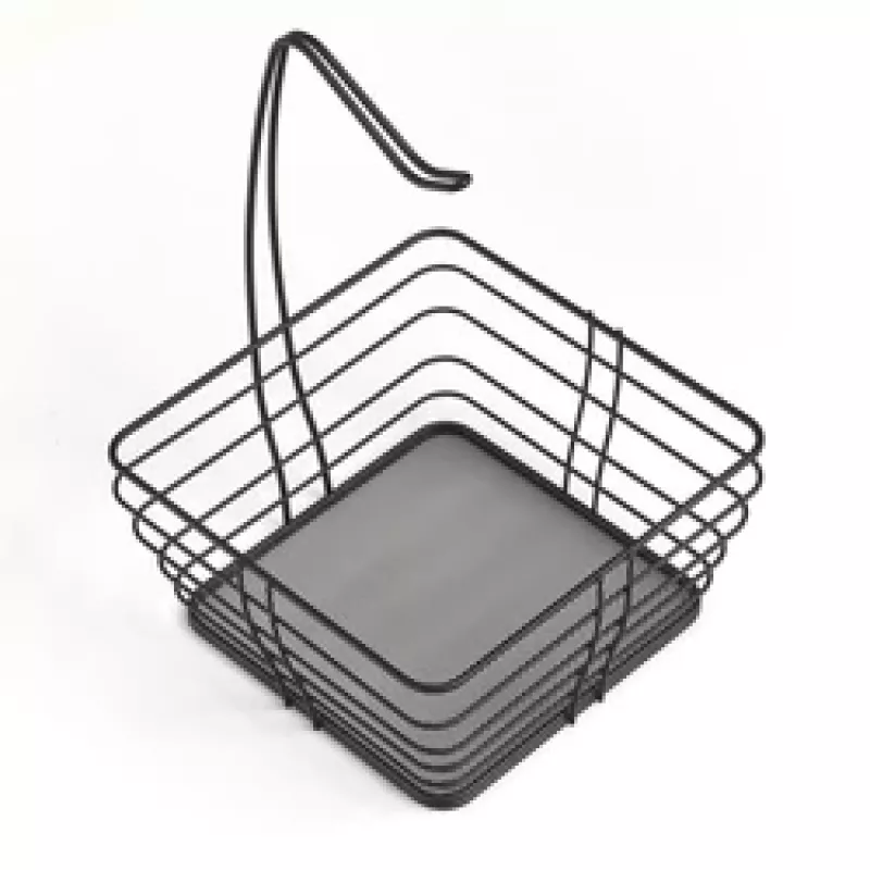 Zeller Obstkorb Schwarz 36 x 26 cm (27420)