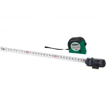 Brüder Mannesmann M80503 5 m Maßband mit 19 mm Stahlband, gummiertem ABS-Gehäuse, metrisch, Klasse II