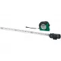 Brüder Mannesmann M80503 5 m Maßband mit 19 mm Stahlband, gummiertem ABS-Gehäuse, metrisch, Klasse II