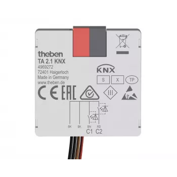 Theben KNX Taster-Schnittstelle Binäreingang 2-Kanal TA 2.1 KNX (4969272)