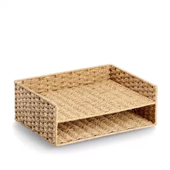 Zeller Briefablage Papiergeflecht Natur 15214