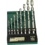 Brüder Mannesmann M54309 Steinbohrer-Set, 5-teilig, 4-10 mm, Hartmetall-bestückt, DIN 8039