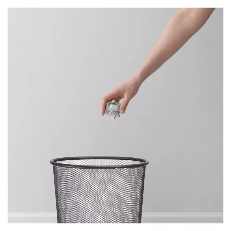 Zeller Meshline Abfalleimer 17,5 l Anthrazit (17741)