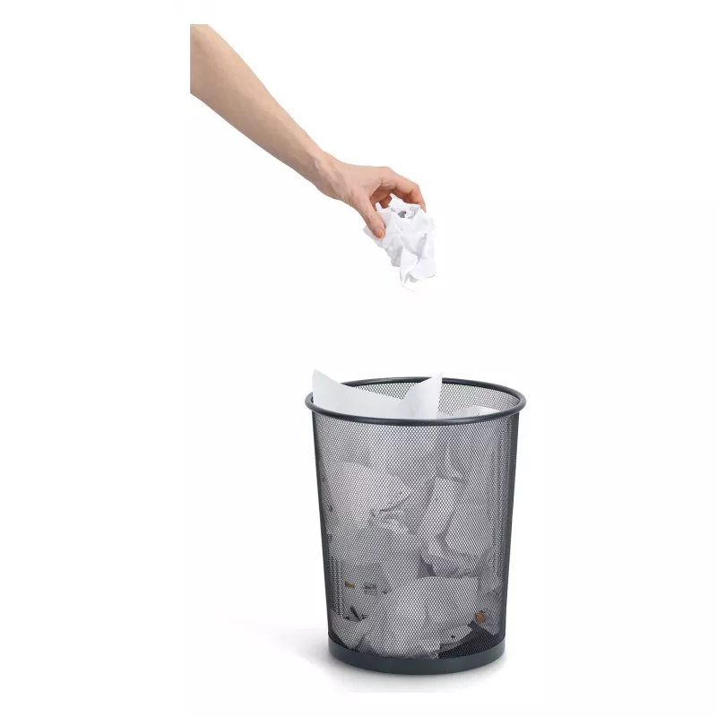 Zeller Meshline Abfalleimer 17,5 l Anthrazit (17741)
