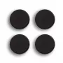 Zeller 4 runde schwarze Magnete Ø 23 mm x 9 mm (11236)