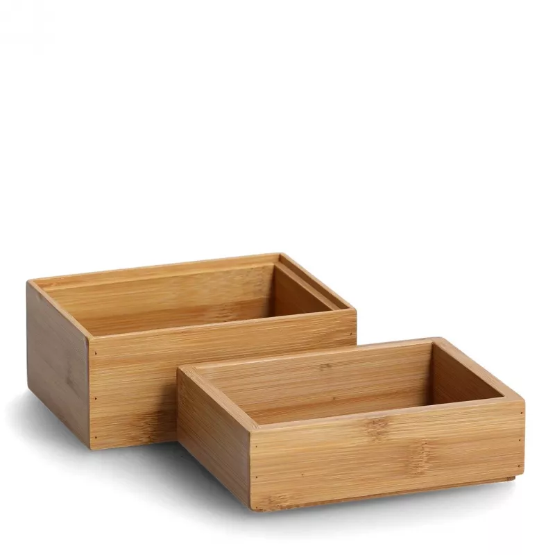 Zeller Aufbewahrungsbox Natural 14,5 x 10,0 x 11,0 cm 13318