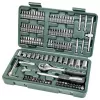 Brüder Mannesmann 130-teiliger metrischer Steckschlüsselsatz 1/4 inch Antrieb im Koffer 29166