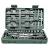 Brüder Mannesmann 130-teiliger metrischer Steckschlüsselsatz 1/4 inch Antrieb im Koffer 29166