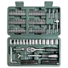 Brüder Mannesmann 130-teiliger metrischer Steckschlüsselsatz 1/4 inch Antrieb im Koffer 29166