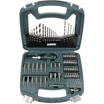 Brüder Mannesmann 75-teiliges Bohr- und Schraubendreher-Bit-Set M54375