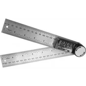 Brüder Mannesmann M81220 Digitaler Winkelmesser 200 x 200 mm 360°