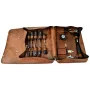 BRÜDER MANNESMANN M29048 24-teiliges Handwerkzeug-Set in Echtledertasche