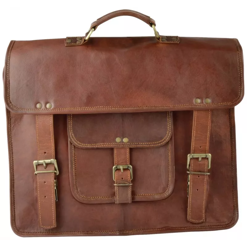 BRÜDER MANNESMANN M29048 24-teiliges Handwerkzeug-Set in Echtledertasche