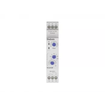 Theben TM 345 MF elektronisches Zeitrelais, 10 Betriebsarten, 12-240 V AC/DC, 16 A, DIN-Schiene 3450733