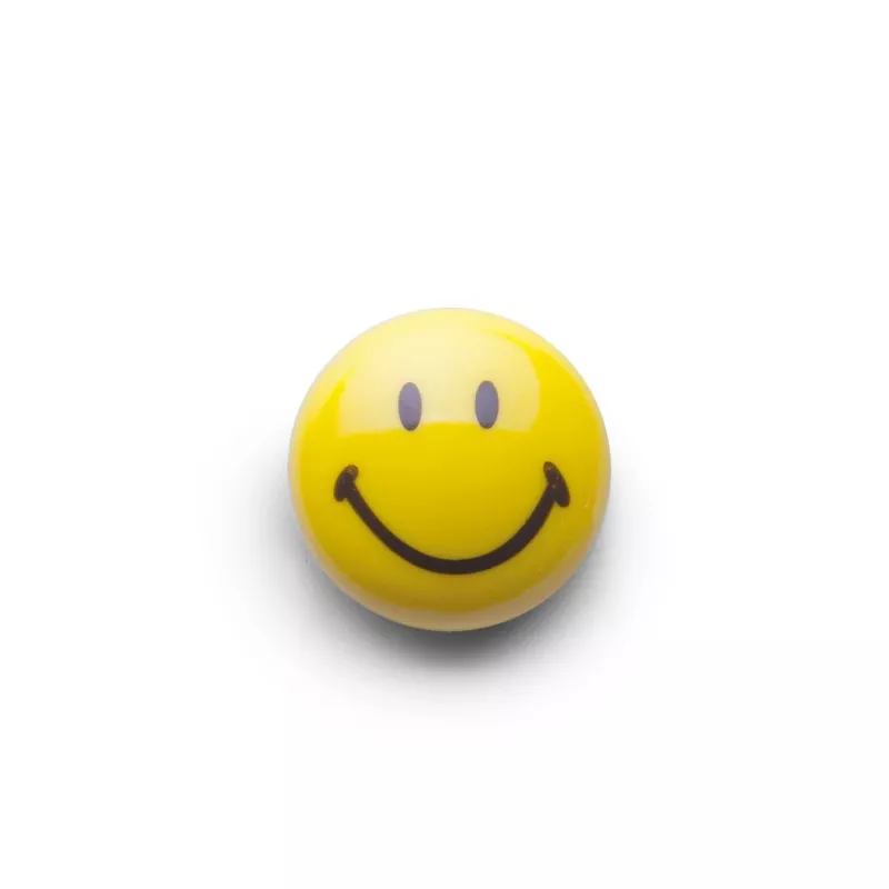 Zeller Smiley Magnet-Set 6 Stück 3 cm Gelb 11204