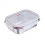 Westmark Rondo Edelstahl Lebensmittelaufbewahrungsbehälter, 600 ml, Silber 23662270